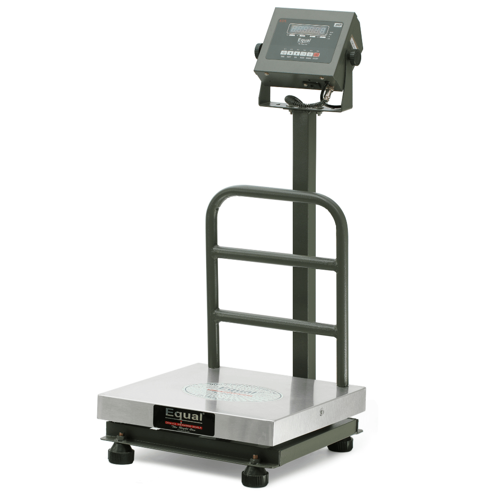 EQUAL Digital Platform Weighing Scale With F And B Display, 200kg, 20g, SS