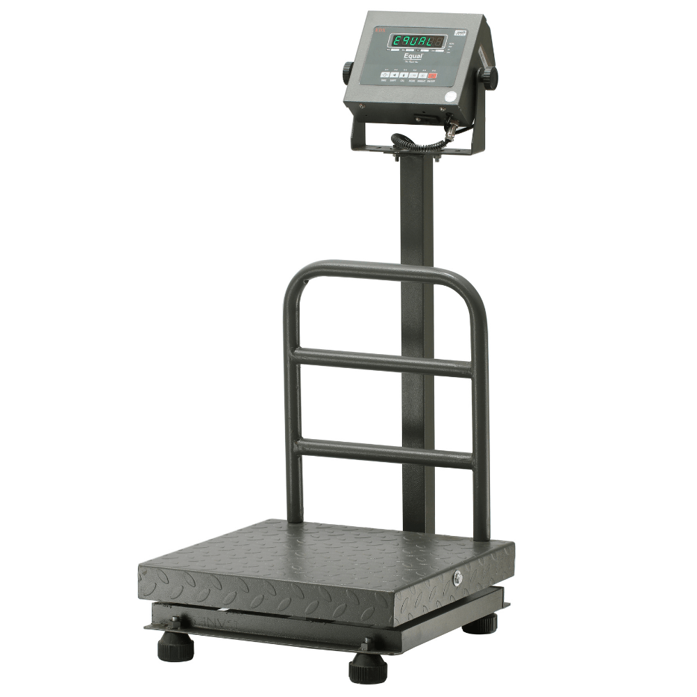 EQUAL Digital Platform Weighing Scale With Revolving Display, 100Kg, 10g, 400x400mm