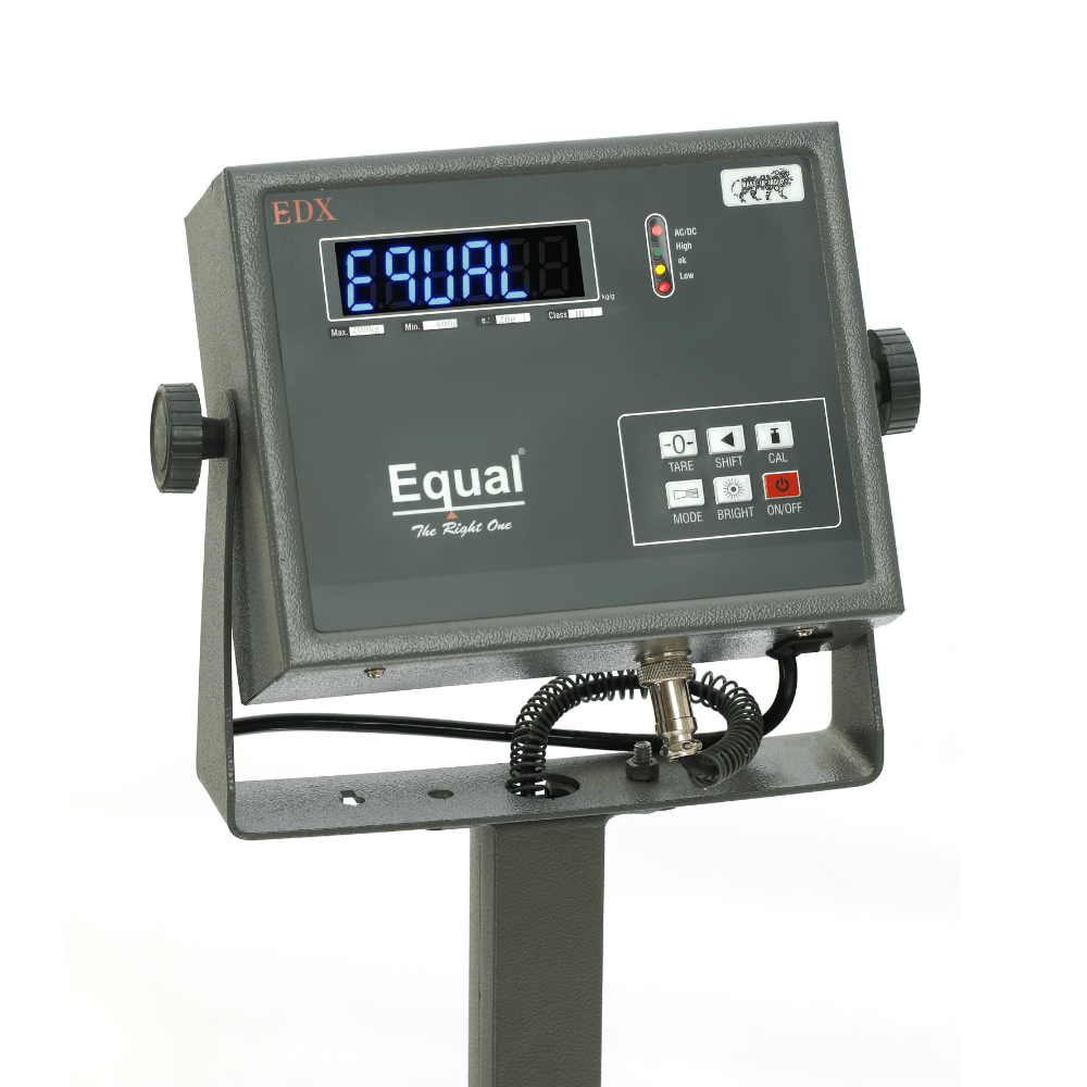 EQUAL EDX Platform Weighing Scale, Multicolor Display, 100kg, 10g