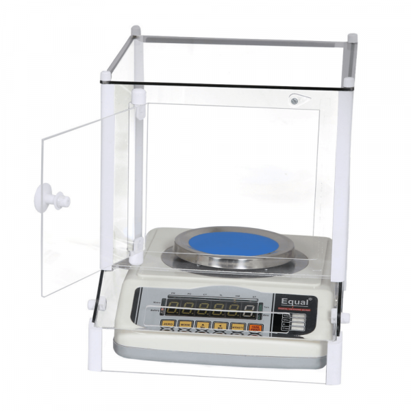 EQUAL Gold Scale/ Display Front &amp; Back (With Windshield) - 1000g, 10mg
