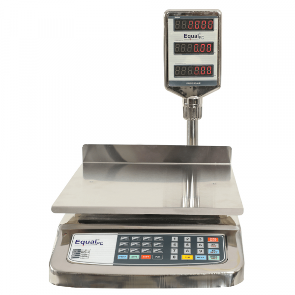 EQUAL Price Computing PC /SS-3/ 3 Window/G Weighing Scale, 10/20/30kg, 1/2/5g