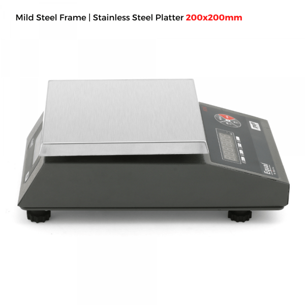 EQUAL Silver Scale/Display Front &amp; Back/MS - 6Kg, 200mg