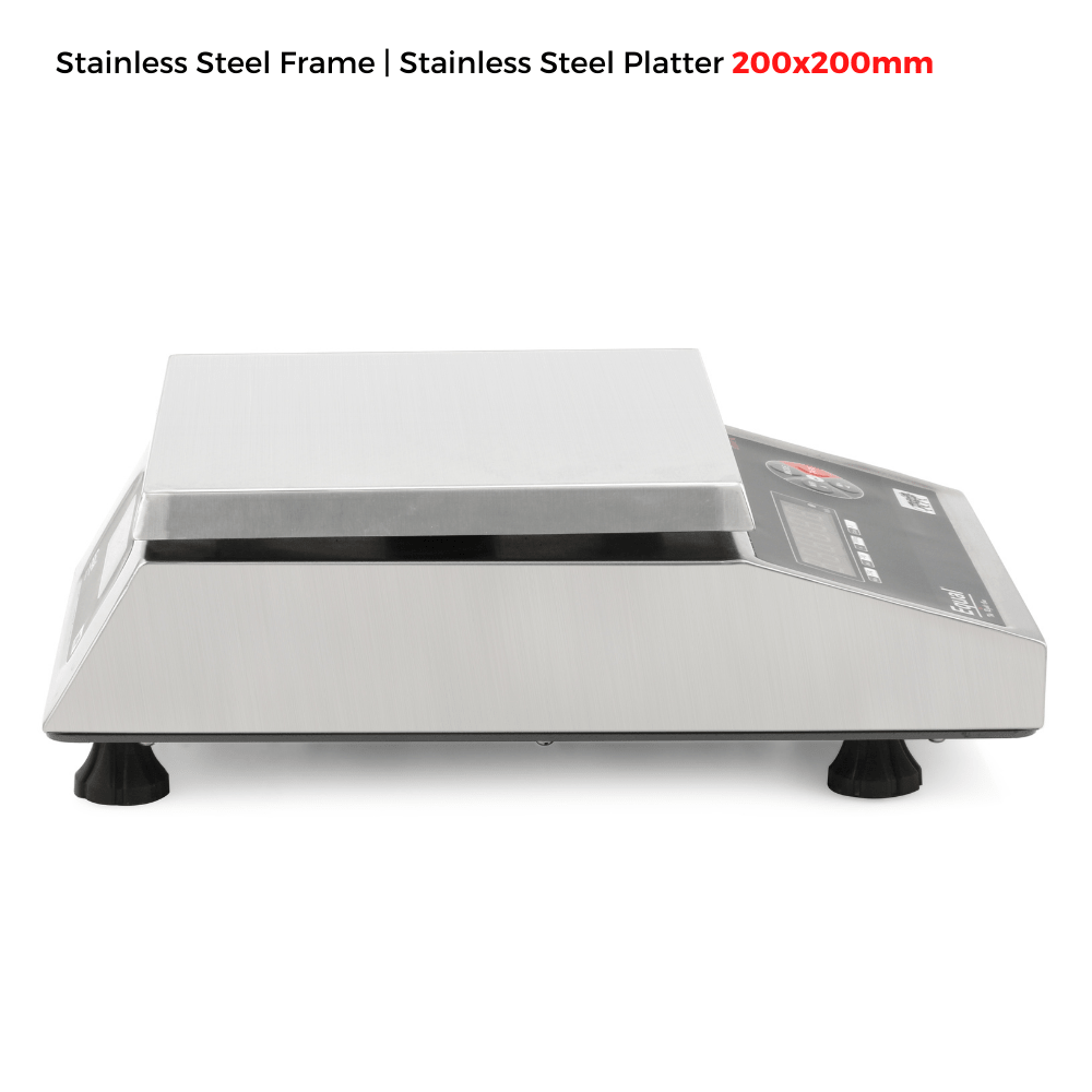 EQUAL Silver Scale/Display Front & Back/SS - 15Kg, 500mg