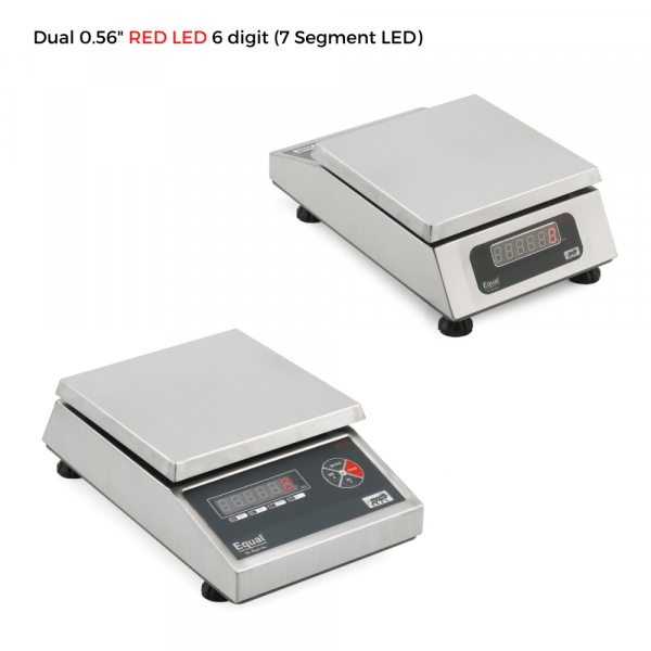 EQUAL Silver Scale/Display Front &amp; Back/SS - 15Kg, 500mg