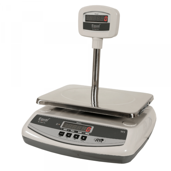 EQUAL Table Top Pole/Big ABS Weighing Scale - 10/20/30kg, 1/2/5g