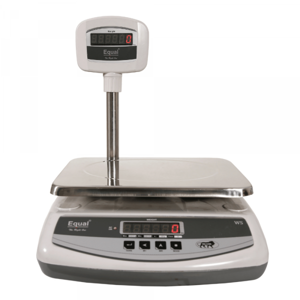 EQUAL Table Top Pole/Big ABS Weighing Scale - 10/20/30kg, 1/2/5g